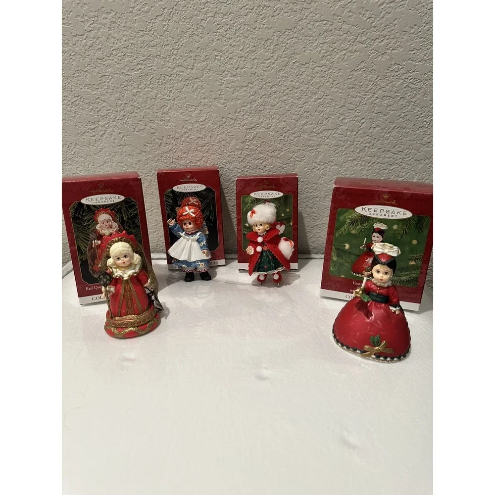 Hallmark Ornaments Lot of 4 - Madame Alexander Dolls 1998-2000's